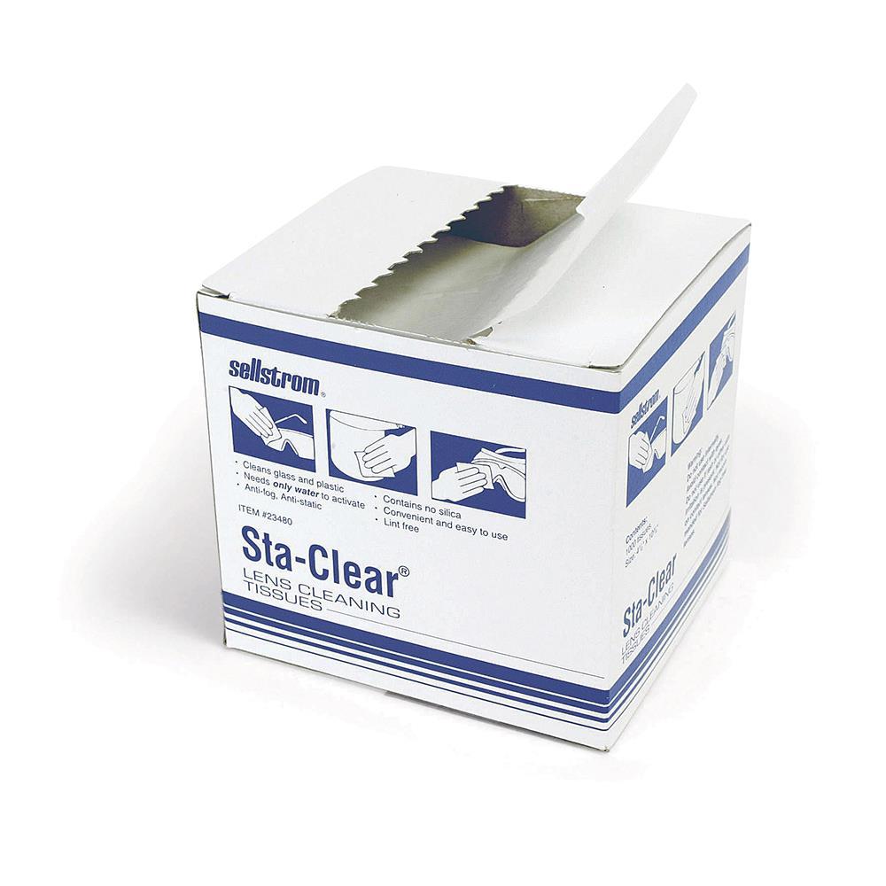 Water Activated Lens Cleaning Tissue Box