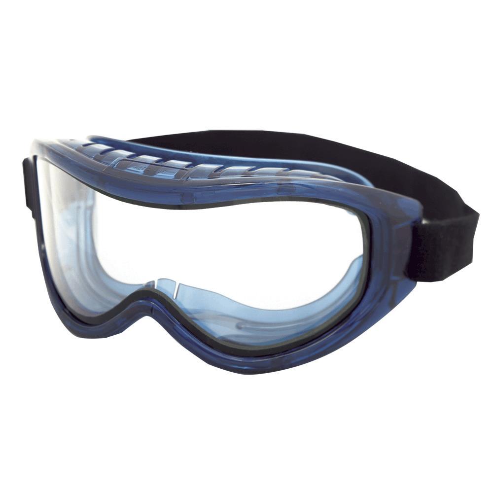 Odyssey II Series Industrial Dual Lens Goggle - Indirect Vent - Clear Anti-Fog Polycarbonate