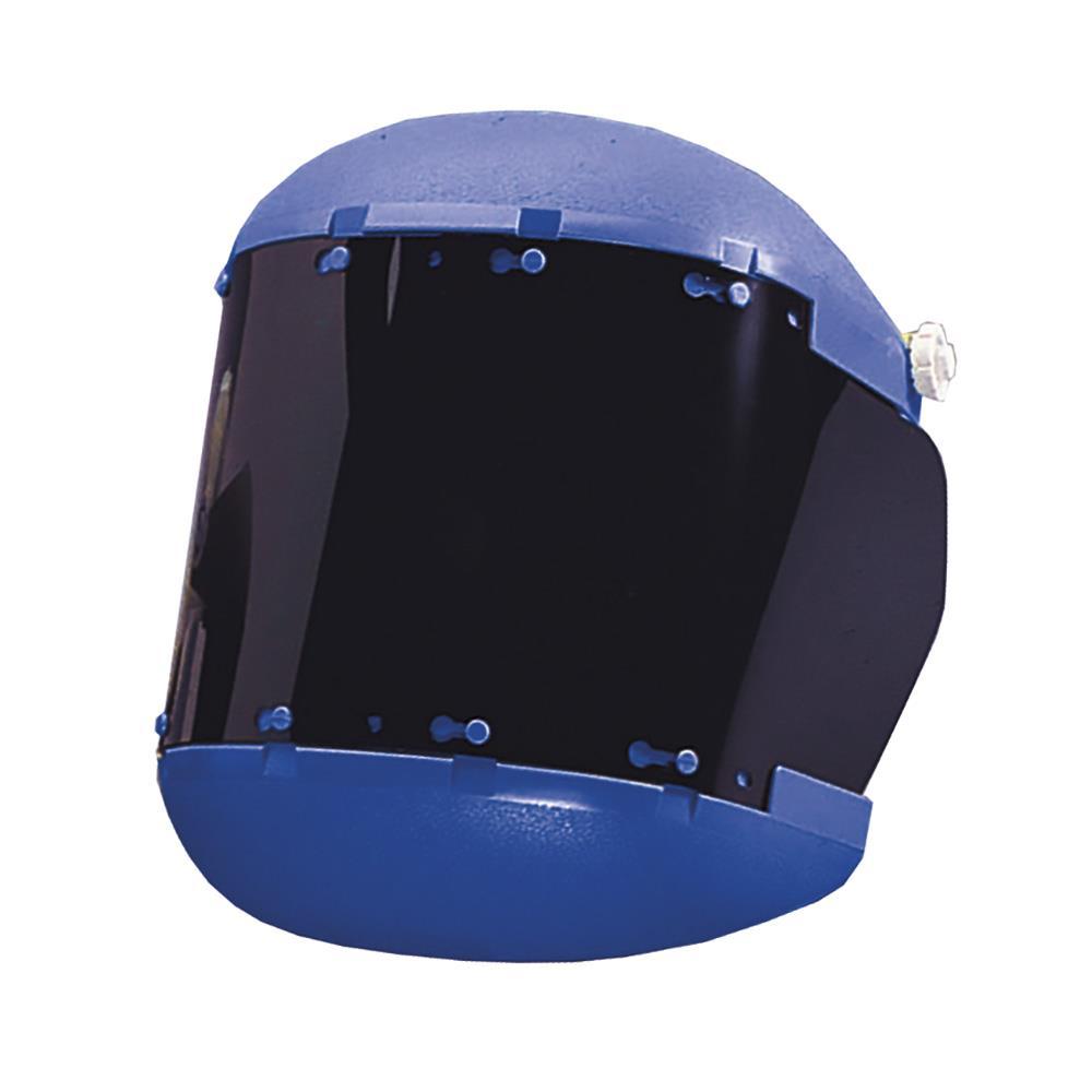 Dual Crown Face Shield with Ratcheting Headgear