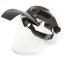 Sellstrom S32181 - Multi-Purpose Face Shield with Flip-Up IR Visor and Ratcheting Headgear