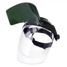 Sellstrom S32151 - Multi-Purpose Face Shield with Flip-Up IR Visor and Ratcheting Headgear