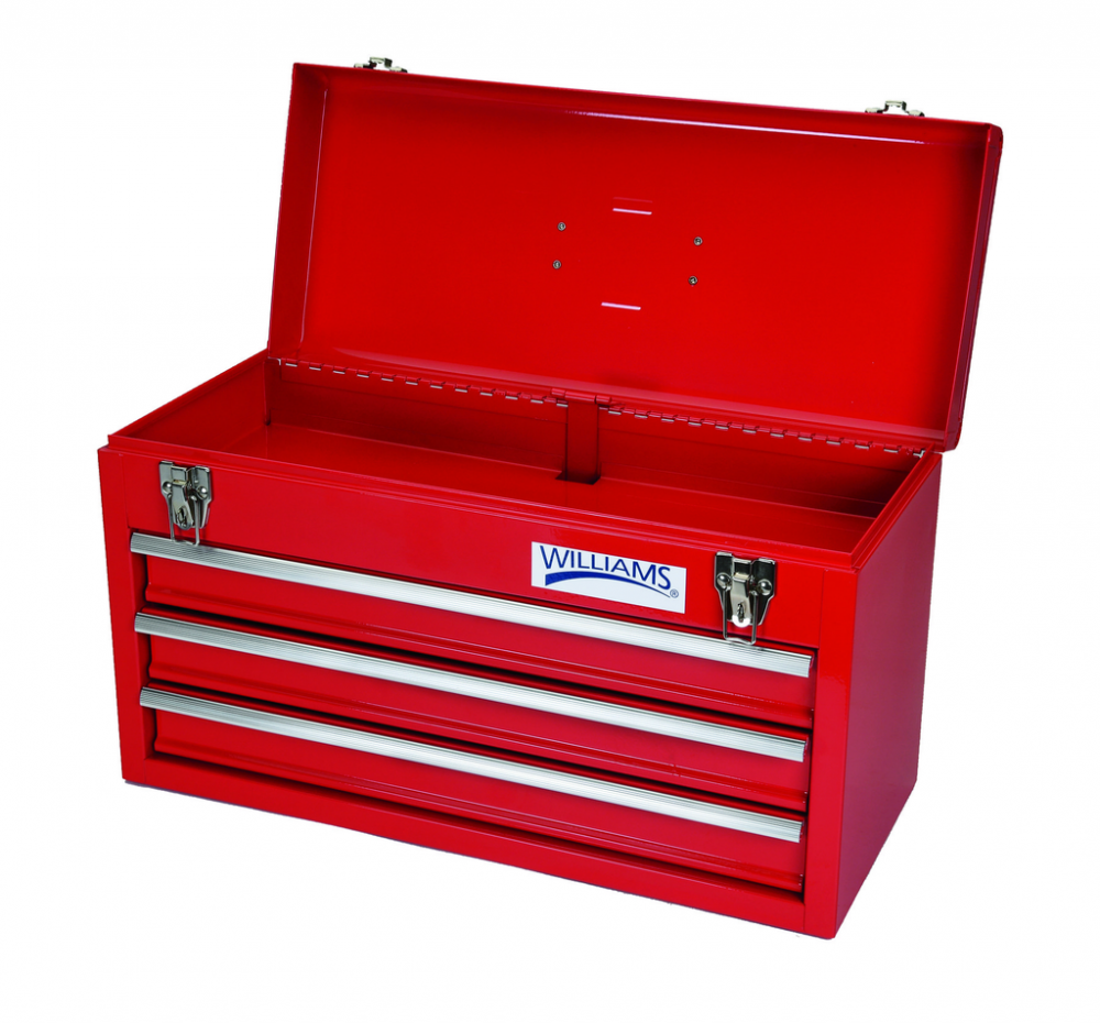 21&#34; Flat Top Tool Box Red