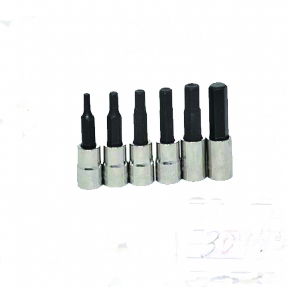 1/4&#34; Drive Hex Long Bit Sockets, Metric