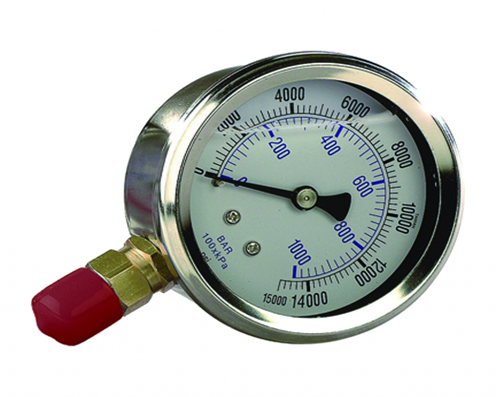 4&#34; Face Diameter Liquid Gauge