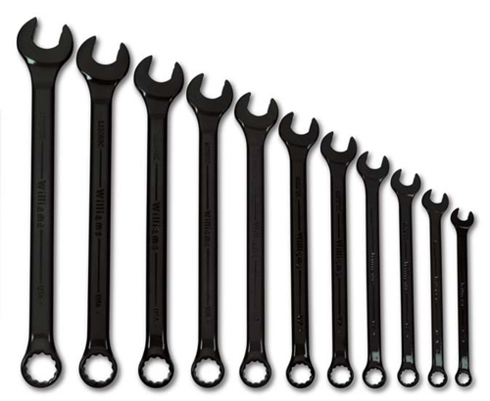 11 pc SAE SUPERCOMBO® Black Industrial Finish Combination Wrench Set