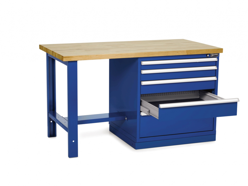 Solid Maple Workstation Top, 30W x 96L