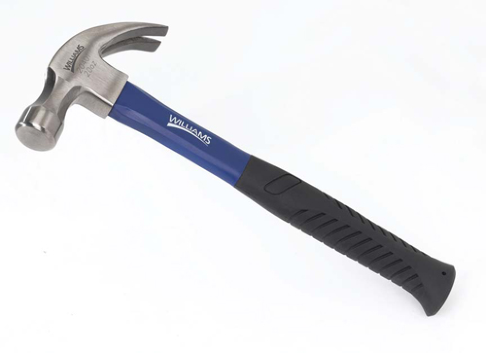 20 oz Curved Claw Hammer with Fiberglass Handle