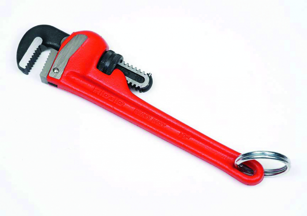 Tools@Height 8&#34; Cast Iron Straight Pipe Wrench