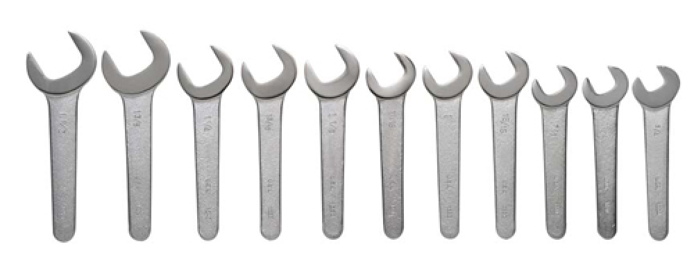 10 pc SAE 30° Service Wrench Set