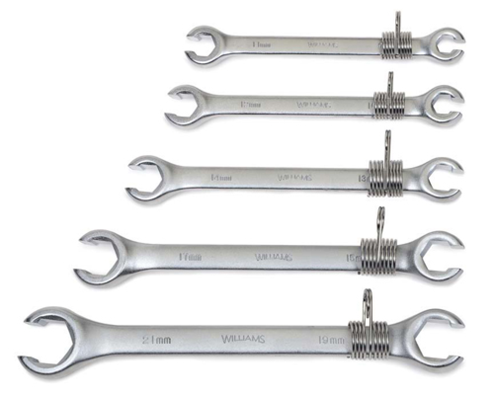 Tools@Height 5 pc SAE Double Head Flare Nut Wrench Set
