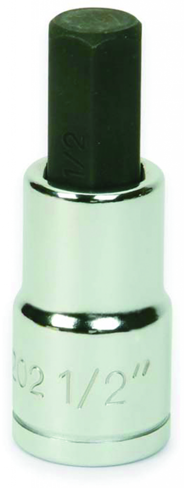 1/2&#34; Drive Standard Length Hex Bit Sockets, SAE