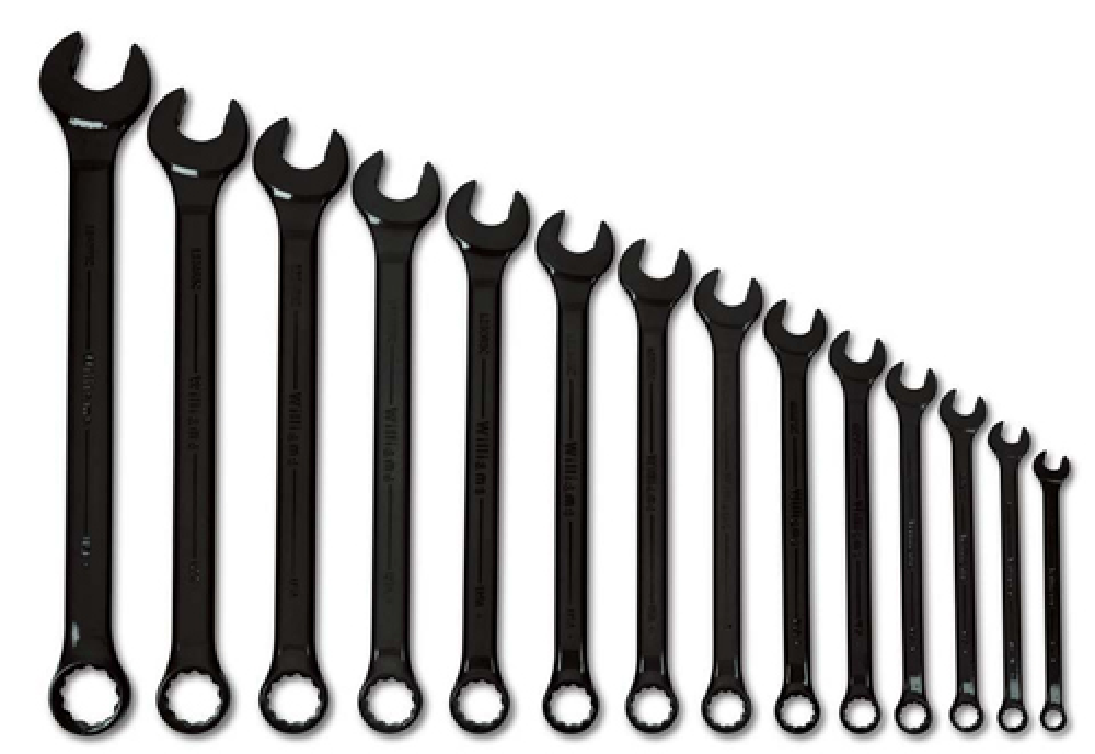 15 pc SAE SUPERCOMBO® Black Industrial Finish Combination Wrench Set