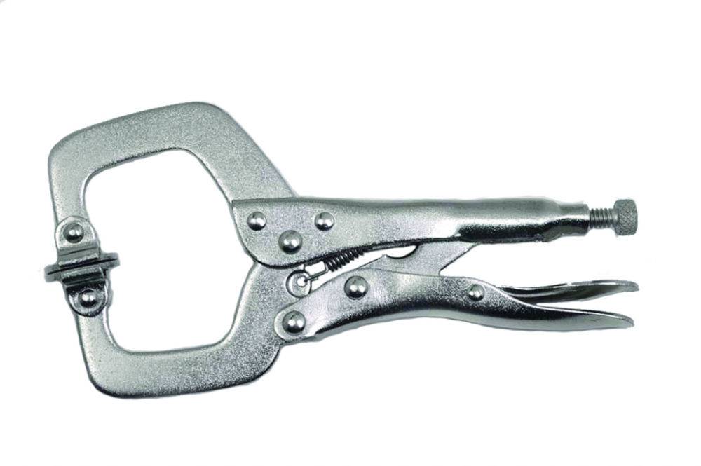 11&#34; Locking Pliers C-Clamp with Swivel Pad