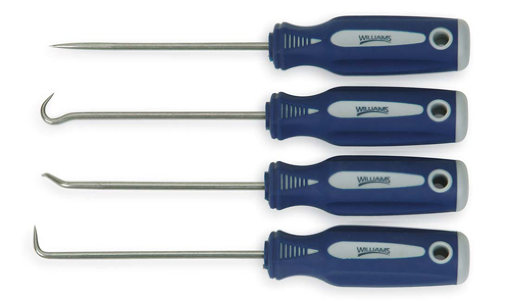 4 Pc Mini Pick & Hook Set