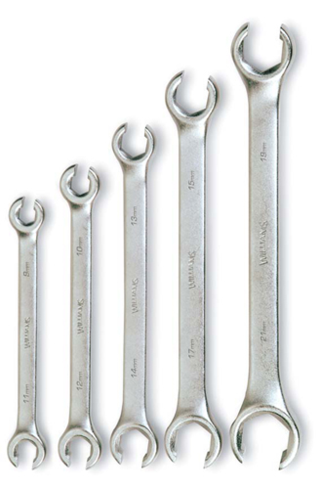 5 pc SAE Double Head Flare Nut Wrench Set