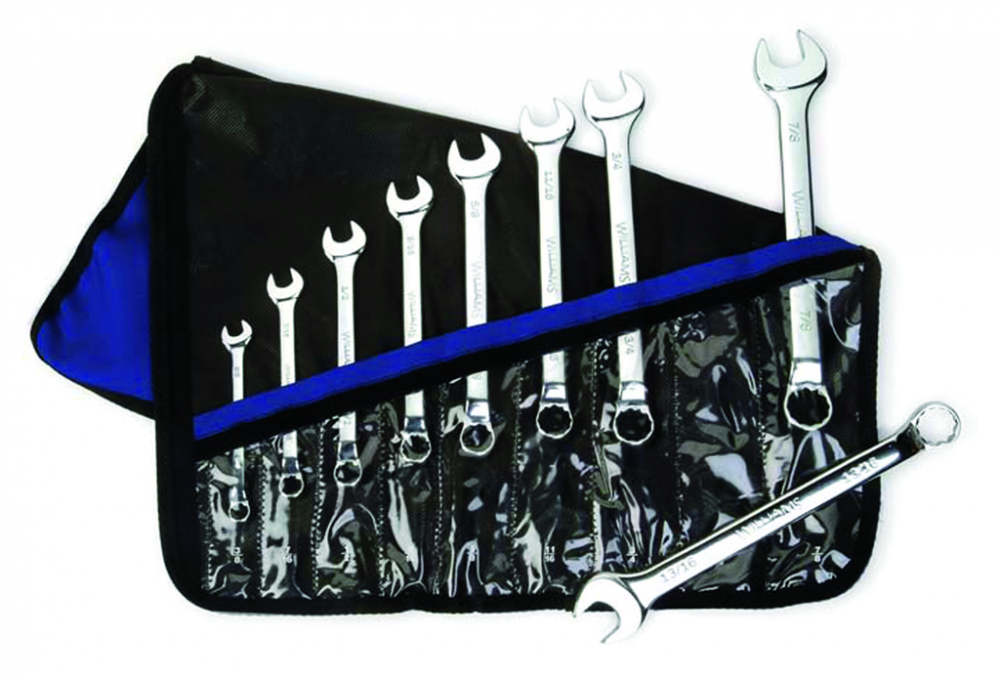 9 pc SAE Offset Combination Wrench offset Box End Set