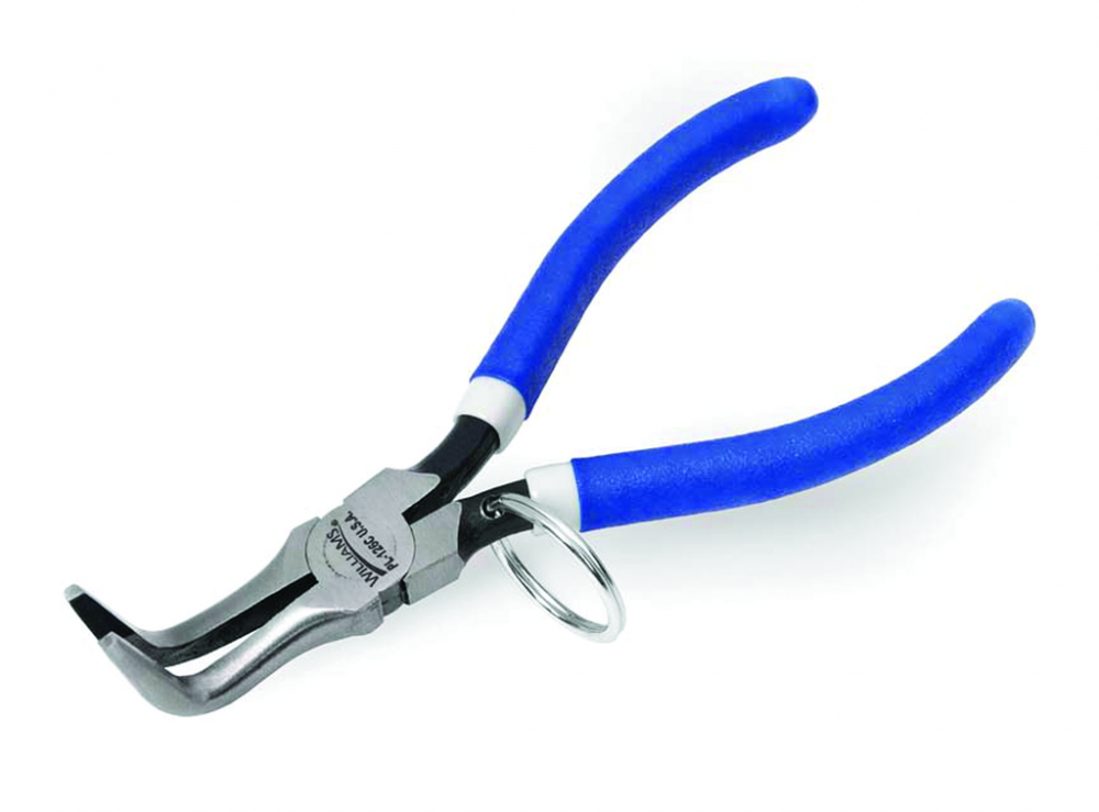 Tools@Height 6-1/4&#34; Thin Bent Chain Nose Pliers