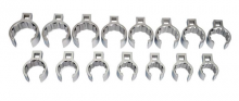 Williams JHWWSSCF-15 - 15 pc 1/2" Drive 12-Point SAE Flare Nut Crowfoot Wrench Set