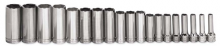 Williams JHWMSBD19HRC - 19 pc 3/8" Drive 6-Point Metric Deep Socket