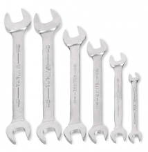 Williams JHWMWS-26 - 6 pc Metric Double Head Open End Wrench Set
