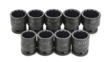Williams JHW38926 - 17 pc 3/4" Drive 12-Point SAE Shallow Socket Set