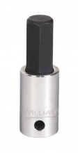 Williams JHW35073-TH - Tools@Height 1/4" Drive Metric 6 mm Standard Length Hex Bit Socket