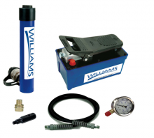Williams JHW1AP15T04 - 15 Ton, 4" Stroke Single Acting Cylinder And Single Acting Air Pump