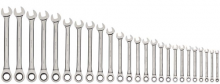 Williams JHMWS1126NRC - 25 pc Metric Combination Ratcheting Wrench Set