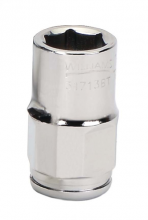 Williams JHW31713BT - 3/8" Drive 6-Point Metric 13 mm Bolt Thru Socket