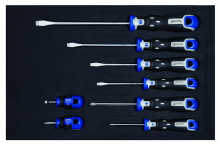 Williams JHWFSPRS-8CKP - 8 pc SuperTorqueâ„¢ Screwdriver Set in 1/3 Foam Drawer Insert