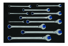 Williams JHWFWS1190SCA1 - 11 pc SAE 12-Point SUPERCOMBO® Combination Wrench Set in 1/3 Foam Drawer Inset (1/4 to 7/8)