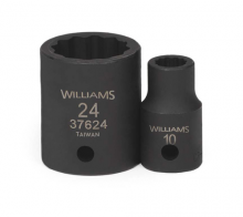 Williams JHW37618 - 1/2" Drive 12-Point Metric 18 mm Shallow Impact Socket