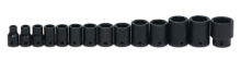 Williams JHWWS-4-14 - 14 pc 1/2" Drive 6-Point SAE Shallow Impact Socket Set