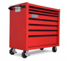 Williams JHWW40RC7 - 40" Wide x 20" Deep 7-Drawer Professional Series Roll Cabinet Red