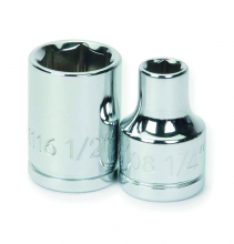 Williams JHW31112 - 3/8" Drive Shallow Sockets, 6-Point, SAE