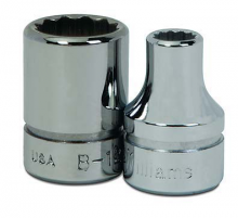 Williams JHWBM-1217 - 3/8" Drive 12-Point Metric 17 mm Shallow Socket
