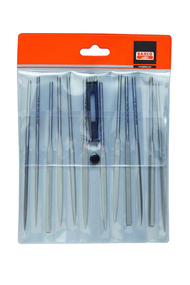 12 pc 5-1/2&#34; Needle File Set Smooth Cut