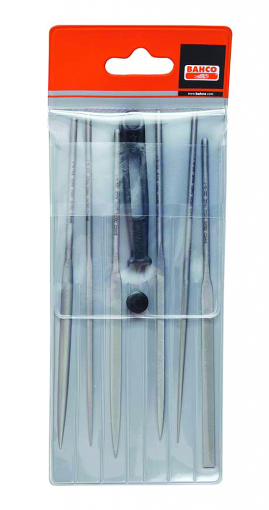 6 pc 5-1/2&#34; Needle File Set Smooth Cut