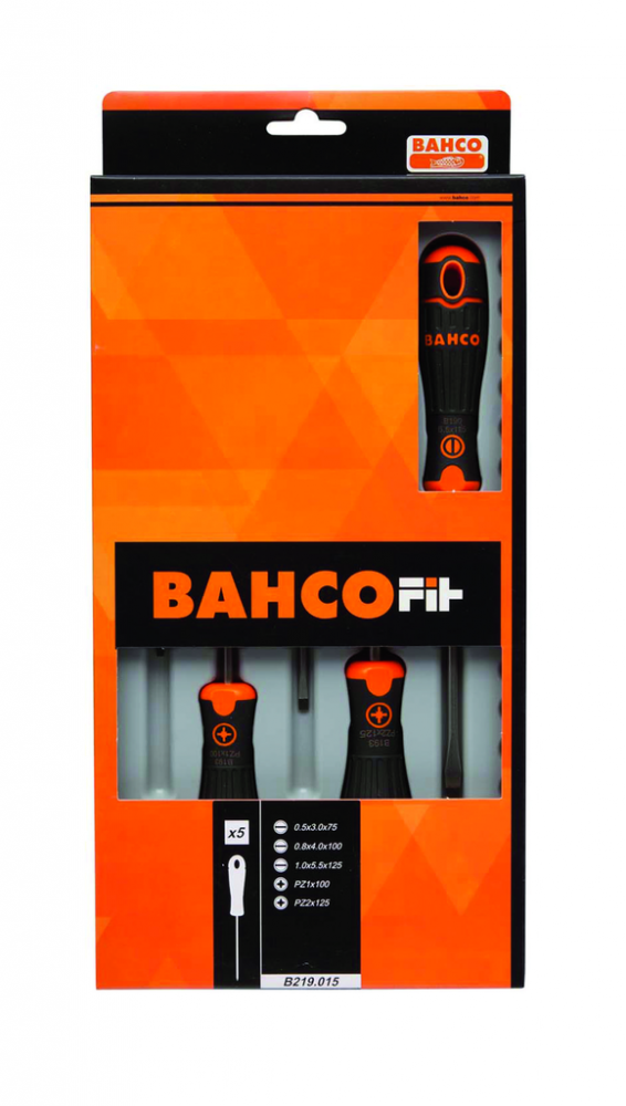 5 pc BAHCOFIT Screwdriver Set