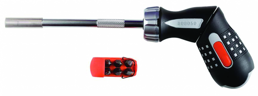 Ratchet Bit Screwdriver Swivel Pistol Grip