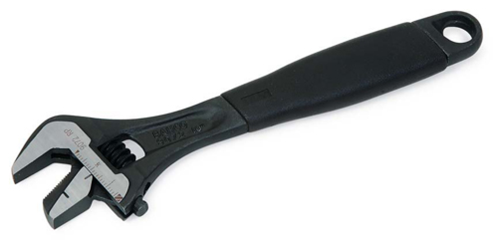 12&#34; SAE Ergo™ Adjustable Industrial Black Finish Wrench