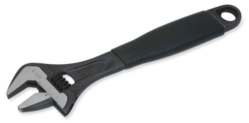 8&#34; SAE Ergo™ Adjustable Industrial Black Finish Wrench with Ergo™ Handle