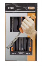 Bahco BAH434S3EUR - 3 pc Ergo™ Handled Chisel Set in a Cardboard Box
