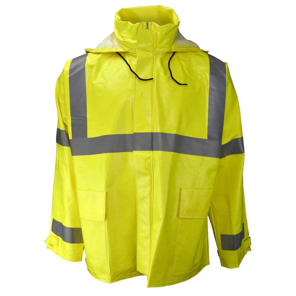227AJ Dura Arc I Jacket with Attached Hood - Lime - Size 5X