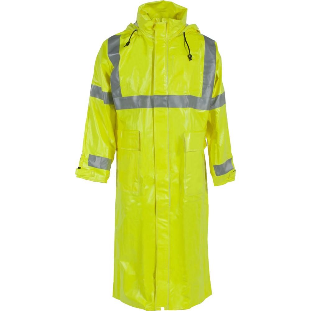 267AC Dura Arc II Coat with Attached Hood - Hi-Vis Lime - Size L