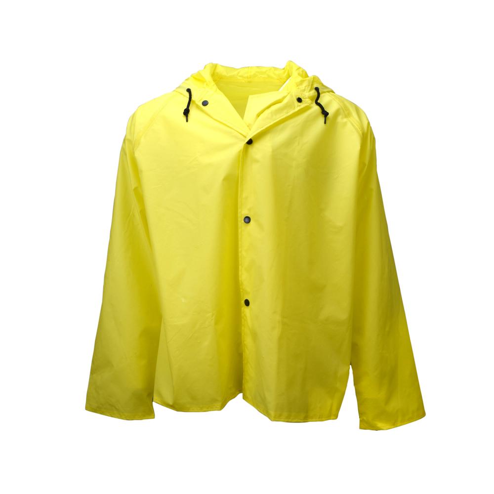 275AJ Tuff Wear Jacket with Attached Hood - Safety Yellow - Size 6X