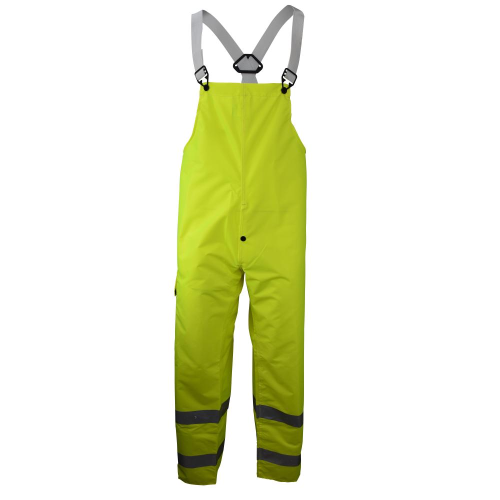 7002BTF Telcom Bib Trouser with Fly - Lime - Size 2X