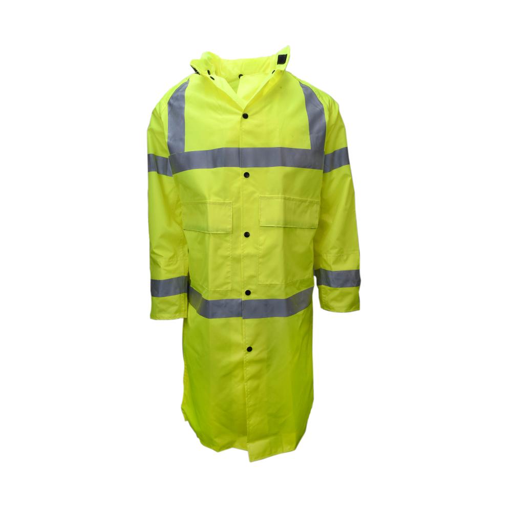 7002AC Telcom Series Coat with Hood - Lime - Size XL