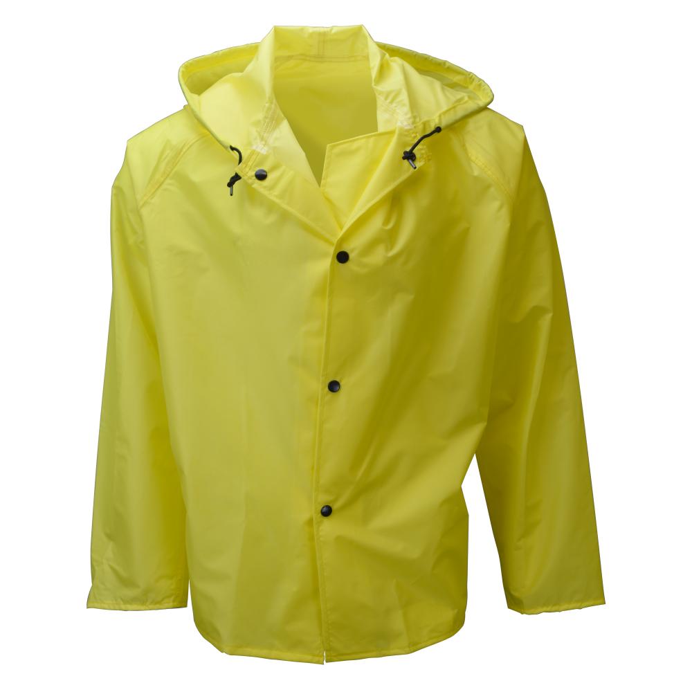 375AJ Cool Wear Jacket with Hood - Safety Yellow - Size 4X