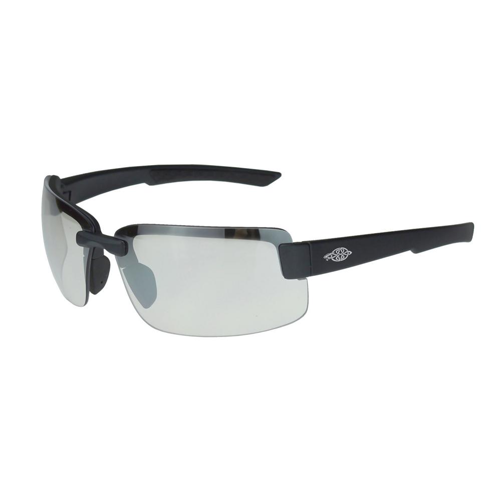 ES6 Premium Safety Eyewear - Matte Black Frame - Indoor/Outdoor Lens